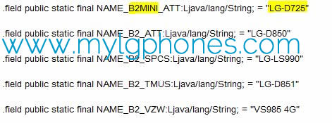 LG G3迷你AT＆T显示出来，包装8MP相机