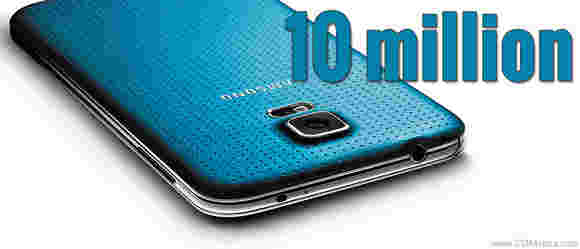 三星Galaxy S5在25天内达到1000万销售额