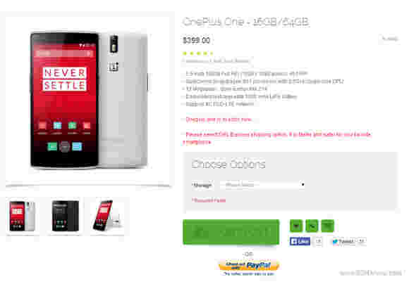 您现在可以购买OnePlus One Sans邀请，但有警告