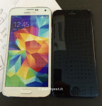 iPhone 6假人与iPhone 5S相比，Galaxy S5