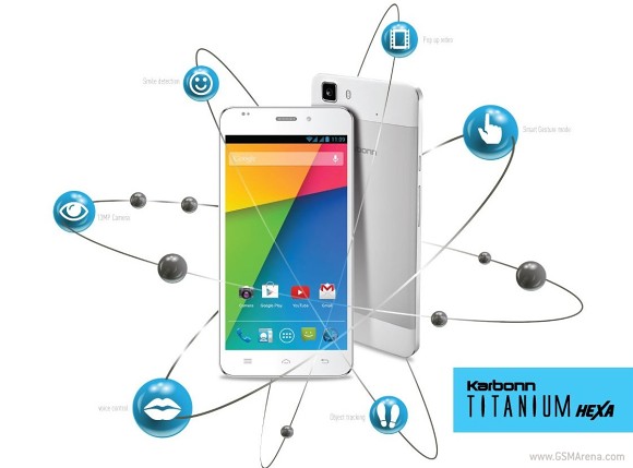 Karbonn Titanium Hexa在印度官员