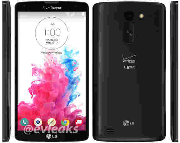 verizon的Lg g Vista的规格泄露