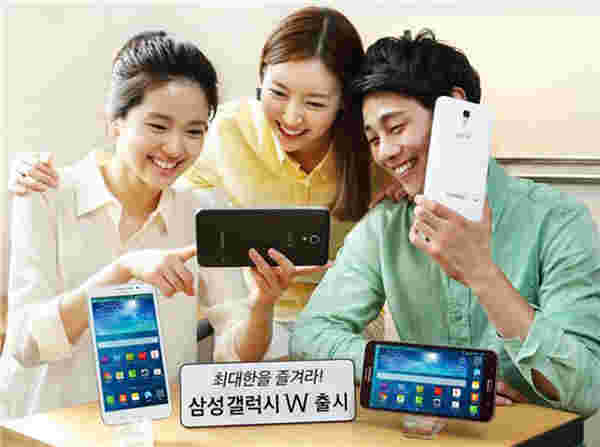 三星在韩国推出了7英寸Galaxy W智能手机