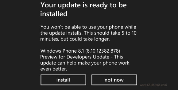 Windows Phone 8.1首先更新就绪，提高了电池寿命