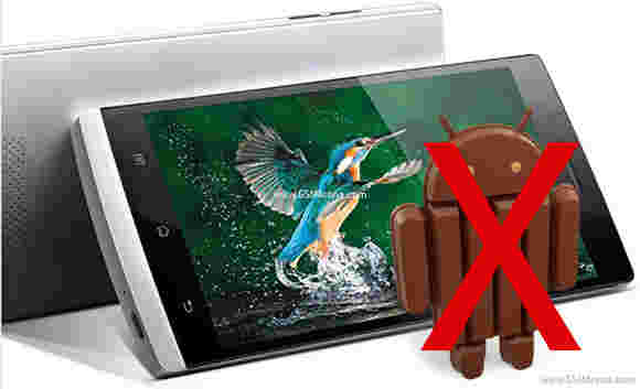 Oppo发现5不会看到Android 4.4 Kitkat更新