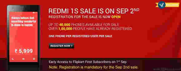 小米推出Redmi 1s印度销售40K单位