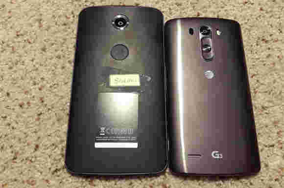 所谓的摩托罗拉Nexus 6出现在LG G3旁边的现场照片中