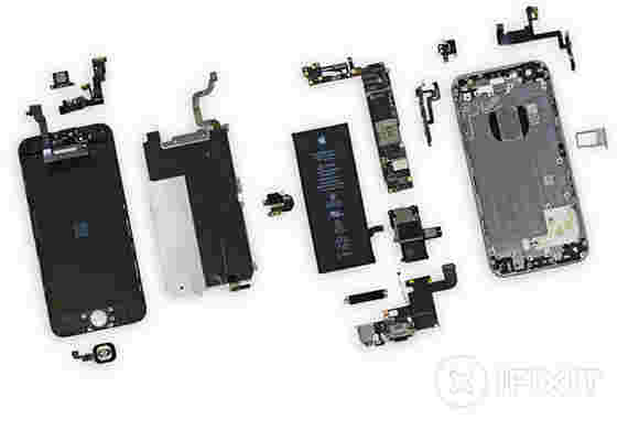 拆除分析显示iPhone 6生产成本