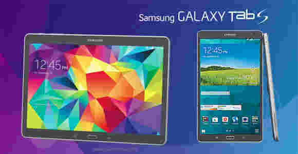 AT＆T将Samsung Galaxy Tab S 10.5和Tab S 8.4置于预订时