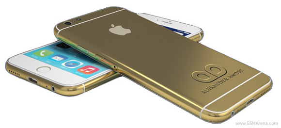 镀金iPhone 6由Alexander Amosu现在提供