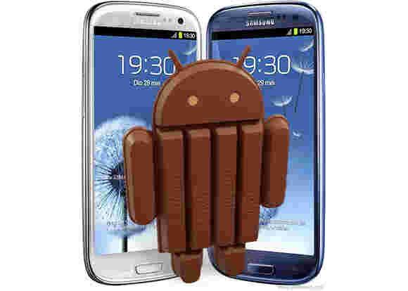 国际三星Galaxy S III LTE收到Android Kitkat