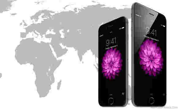 Apple的iPhone 6 Duo达到了36个新国家