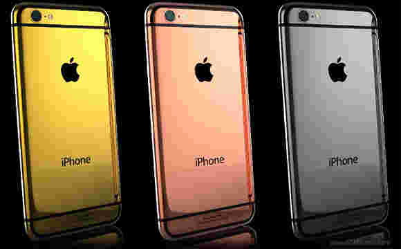 GoldGenie提供24CT镀金iPhone 6和iPhone 6 Plus