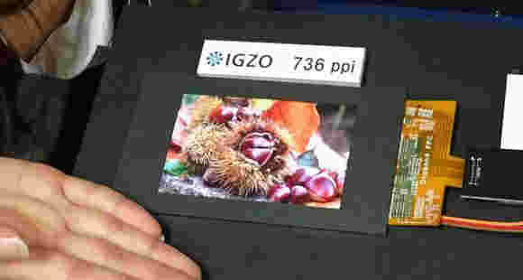 夏普揭示了4.1“IGZO LCD显示器，带有往返736ppi