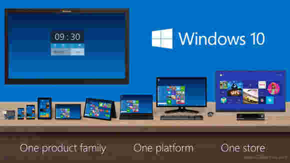 微软为1月份的手机，平板电脑详细说明Windows 10