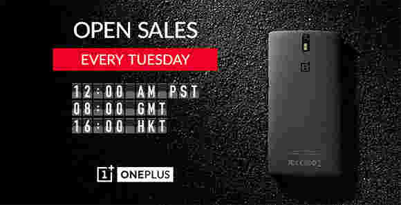 Oneplus One现在每周二免费提供