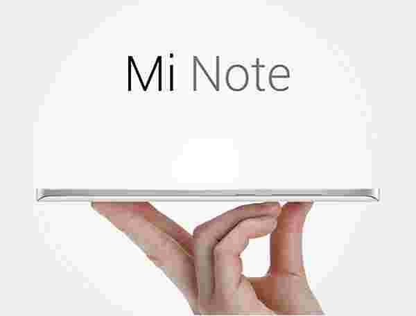 Xiaomi宣布新的MI Note Phablet，显示器为5.7英寸