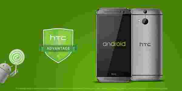 HTC将在90天内将一个M8和M7更新为棒棒糖
