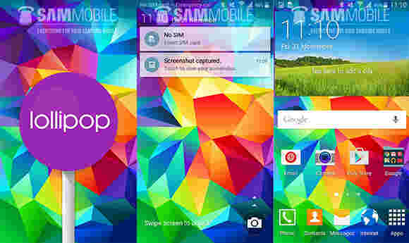 三星Galaxy S5在英国获得Android 5.0