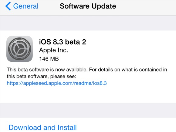 新的iOS 8.3 Beta Builds向测试人员和开发人员出发