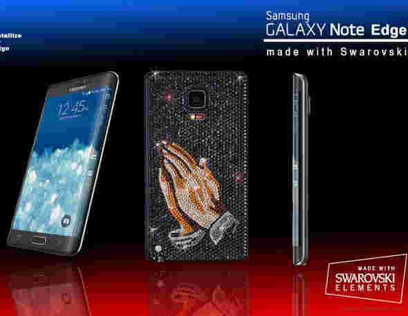 Galaxy Note边缘与施华洛世奇水晶使你的眼睛流血