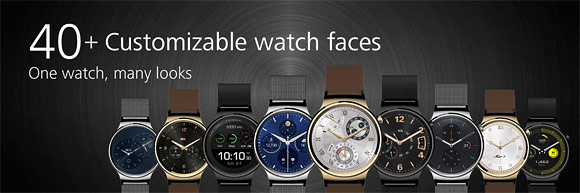 华为手表有经典的外观，运行Android磨损