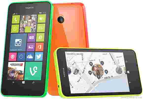 微软在途中有Lumia 635，途中有1GB的RAM