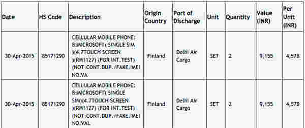 微软悄悄地测试了新的Lumia，在印度4.7“屏幕