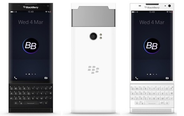 三个新的黑莓手机泄露在照片中
