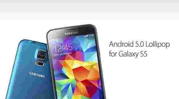 三星承认Galaxy S5 Lollipop更新问题