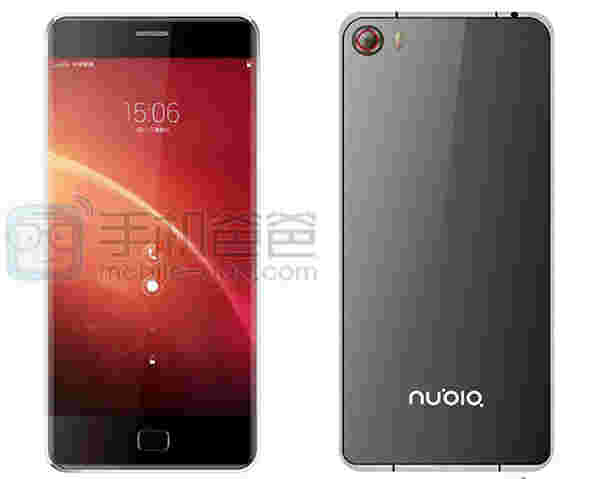 泄露的中兴通讯Nubia Z9在Galaxy S6边缘设计的提示
