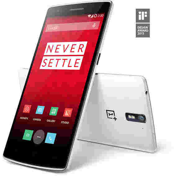 16GB OnePlus One Silk White在印度宣布306美元