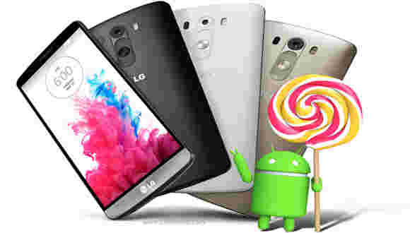 Verizon的LG G3获取Android 5.0.1棒棒糖