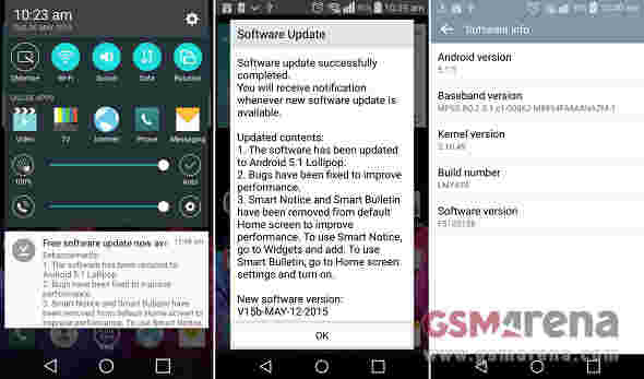 Android 5.1.1更新在韩国的LG G Flex2推出