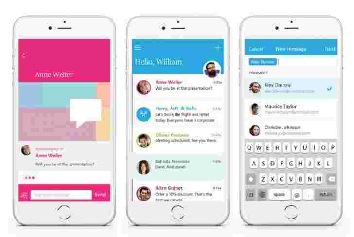 Microsoft Unveils发送，简单的电子邮件客户端，用于快速聊天