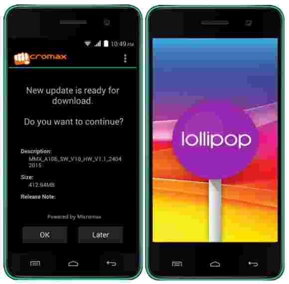 Micromax Unite 2开始获取Lollipop更新