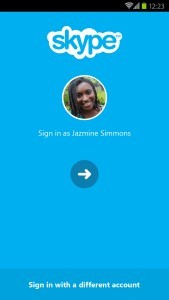 Skype for Android现在记得您的登录详细信息