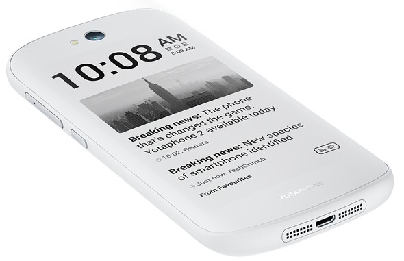 Yotaphone 2获取棒棒糖，降价和白色版本