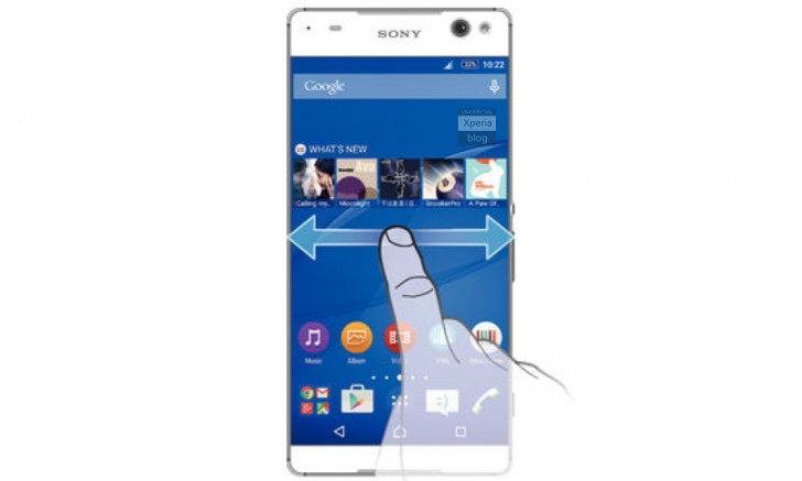 SONY XPERIA C5 ULTRA手册确认无势轴显示