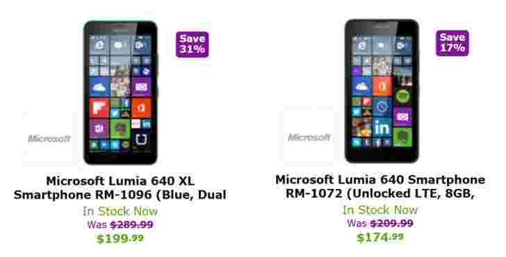 Lumia 640和640 XL在Expansys USA中获得永久性削减