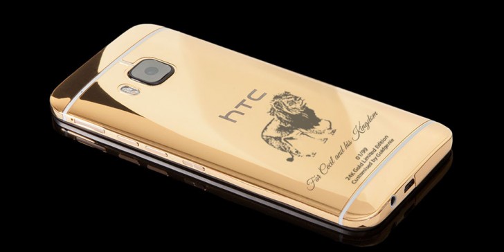 这款Goldgenie'Cecil狮子狮子的24K金HTC One M9将使您进一步失去对人类的信心