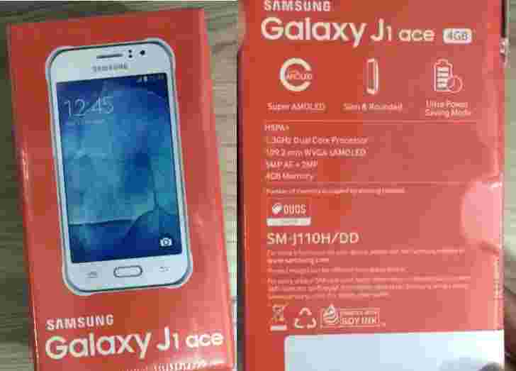 出现Galaxy J1 Ace，出现超级AMOLED显示屏