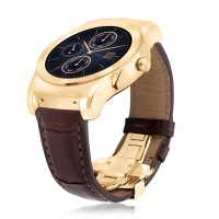LG Urbane Watch Luxe是一个穿着23-Karat Gold的Smartwatch