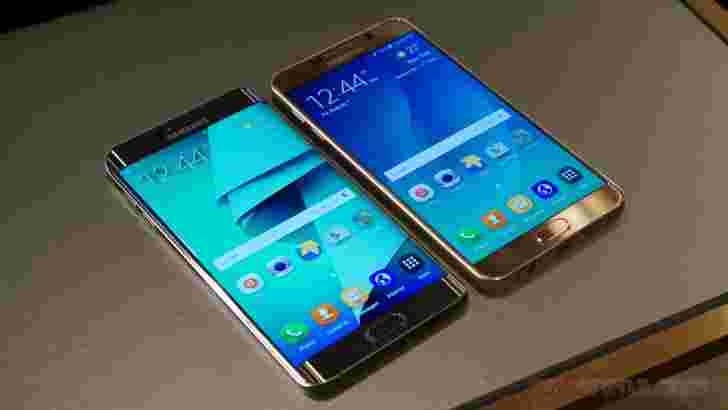 基准三星Galaxy Note5和Samsung Galaxy S6 Edge +