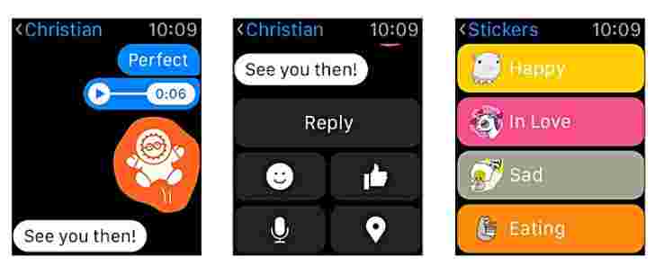 Facebook Messenger更新为Apple Watch带来了支持