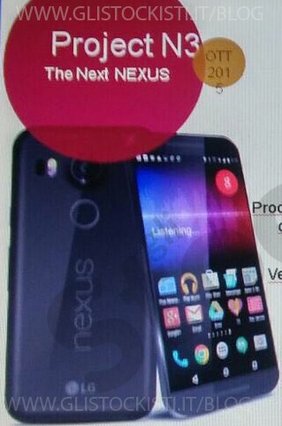 LG即将到来的Nexus 5X现在泄漏黑色，再次传闻规格