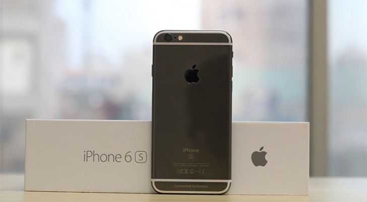 Apple iPhone 6s收到售后市场黑金涂层