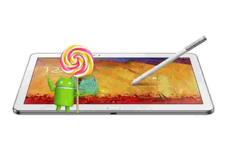 Android 5.1.1为Wi-Fi三星Galaxy Note 10.1（2014）推出