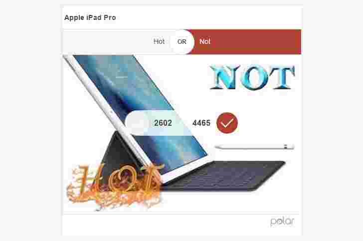 每周民意调查结果：Apple iPad Pro获取Lukewarm接待