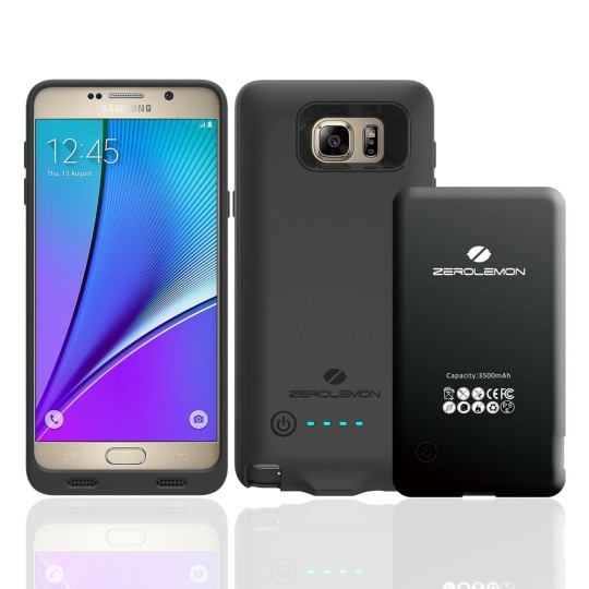 Zerolemon为Galaxy S6 Edge +和注5发出3,500mAh电池盒